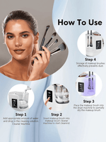 Electric 3 in 1 Makeup Brush Spa - SHAMAY