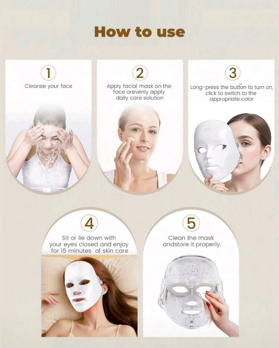 Shamay Glow LED Beauty Mask - SHAMAY