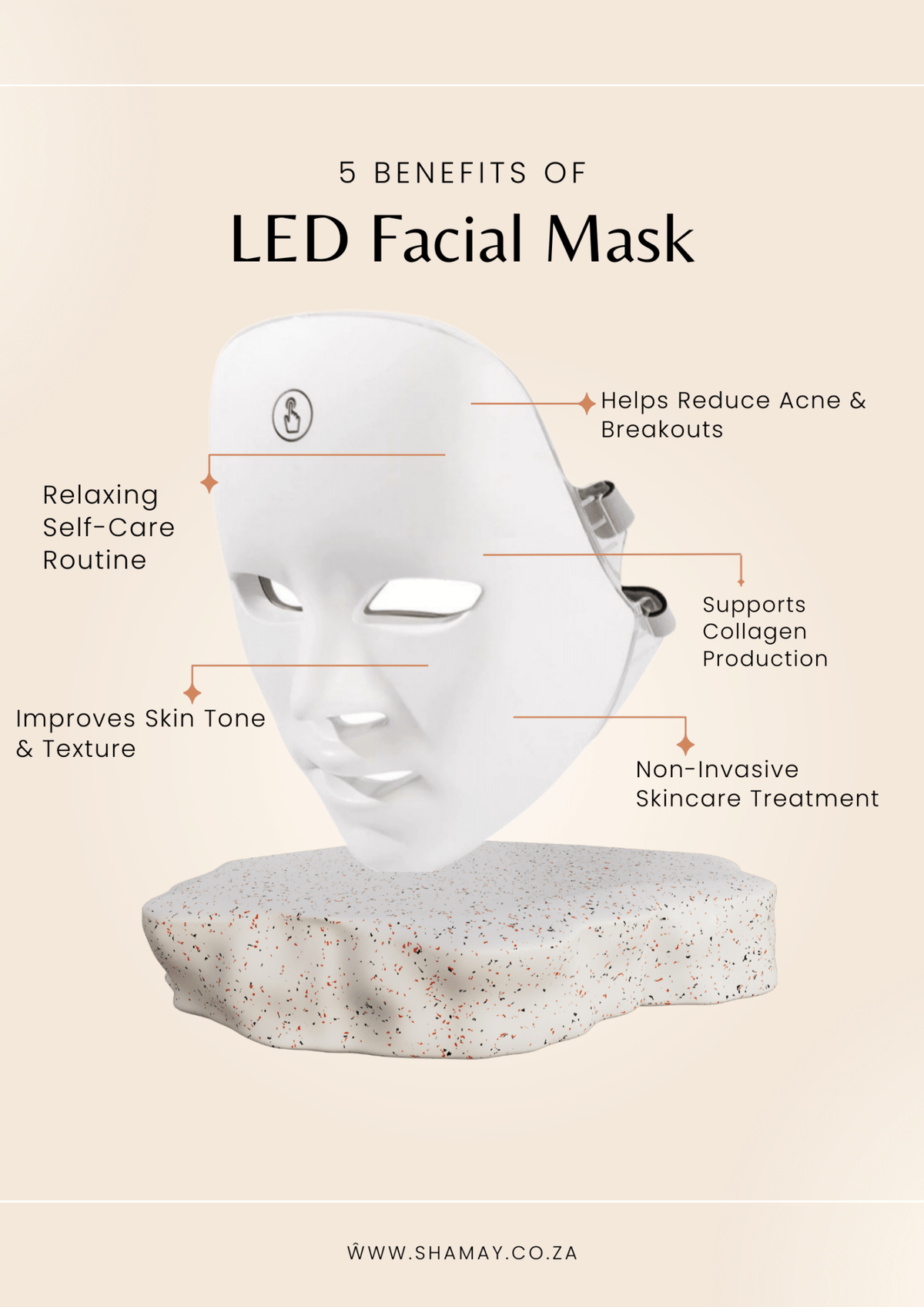 Shamay Glow LED Beauty Mask - SHAMAY
