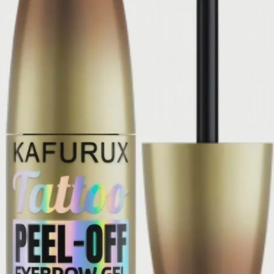 peel off eyebrow tint video